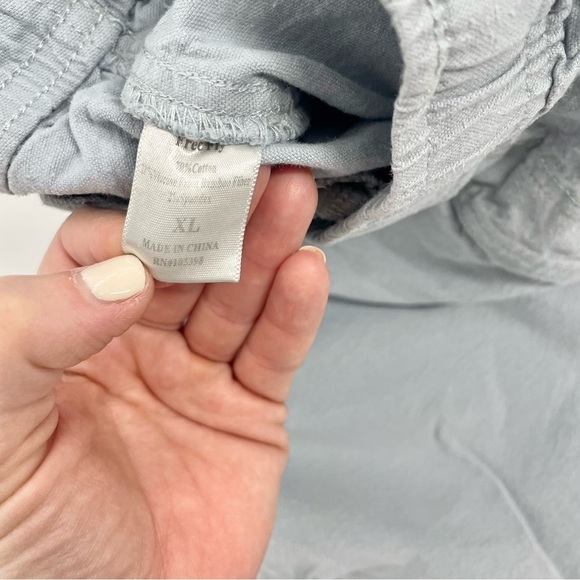 Free Fly Men’s Stretch Canvas Shorts Grey Cotton 6” Inseam Elastic Waist Outdoor - Picture 11 of 13